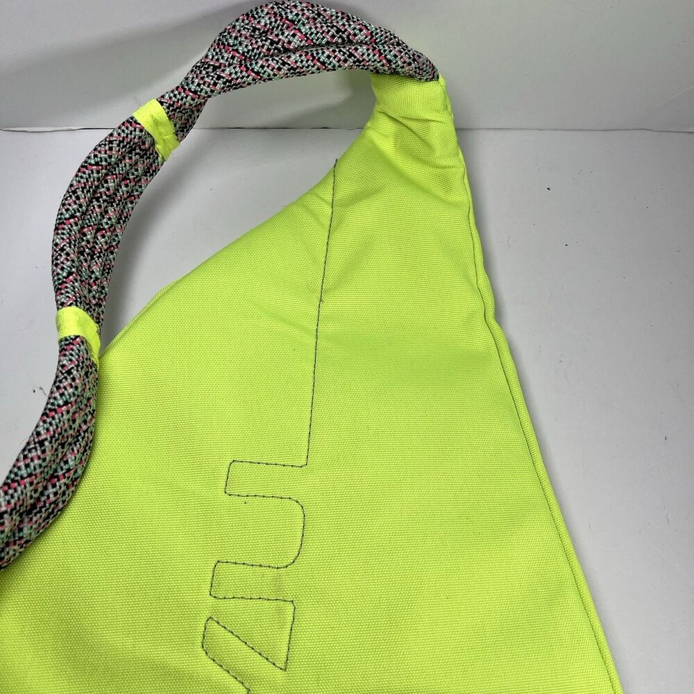 Kavu Rope Bag Neon Green Crossbody Sling Backpack Adjustable Strap - Picture 7 of 8